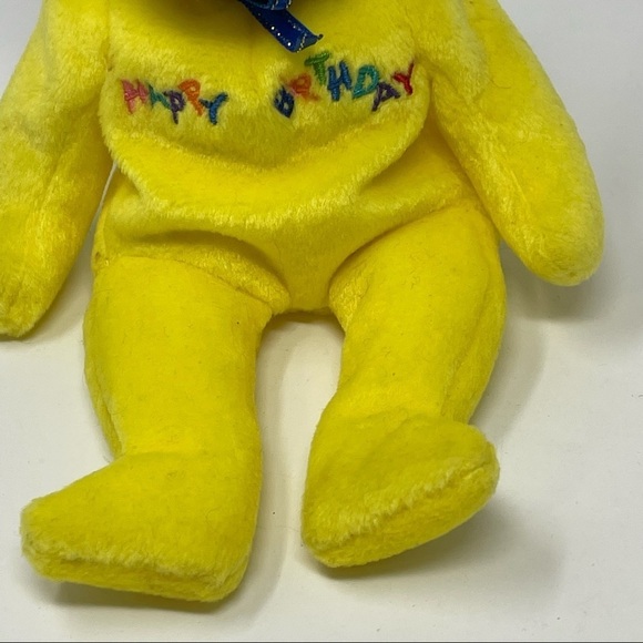 Ty Beanie Baby Happy Birthday Yellow - Picture 3 of 8